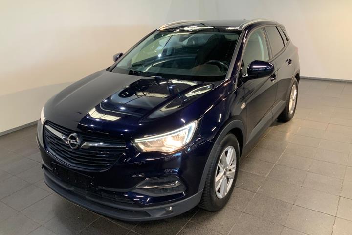 Blå Opel Grandland X fra 2018