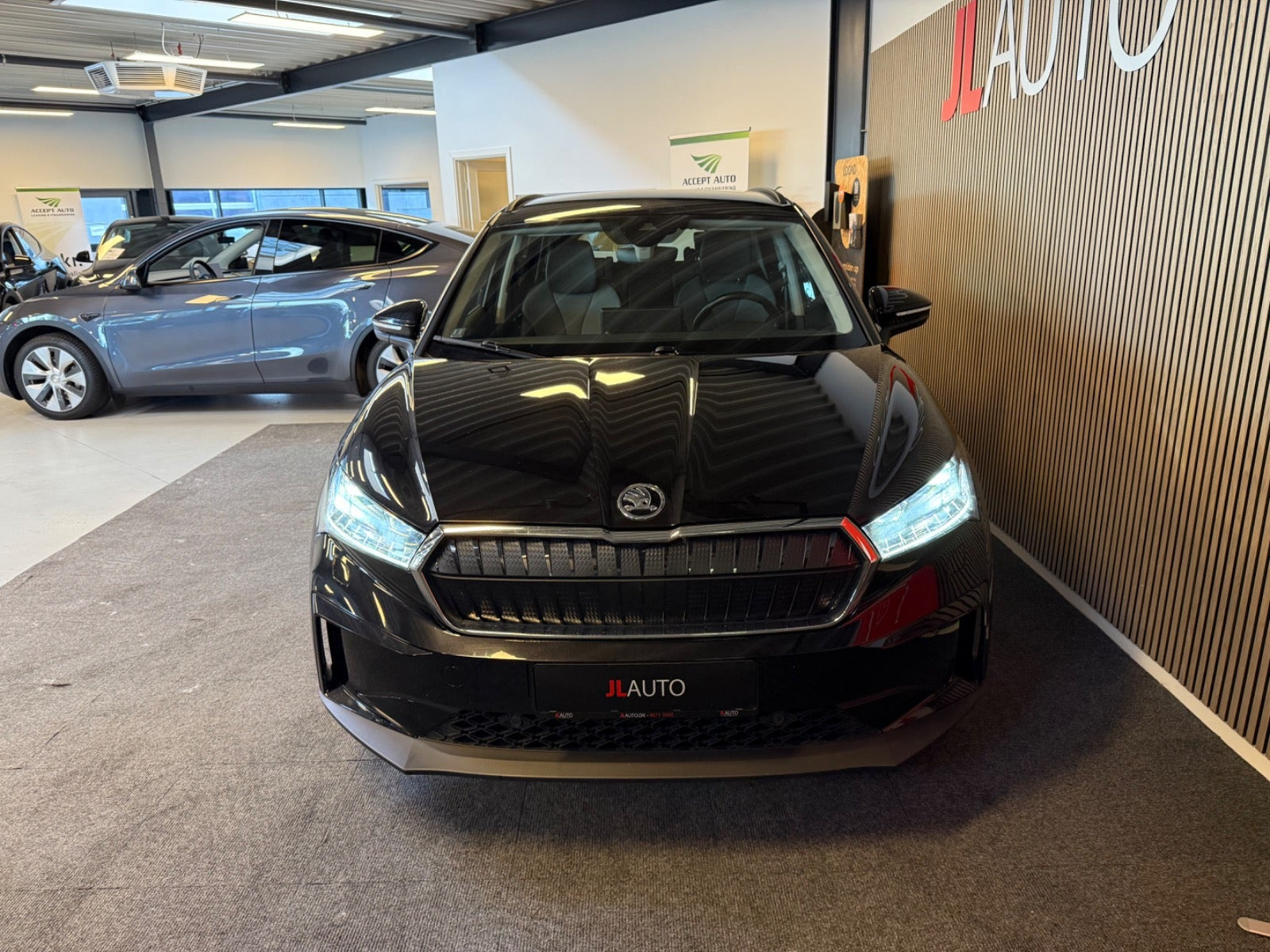 Sort Skoda Enyaq fra 2022