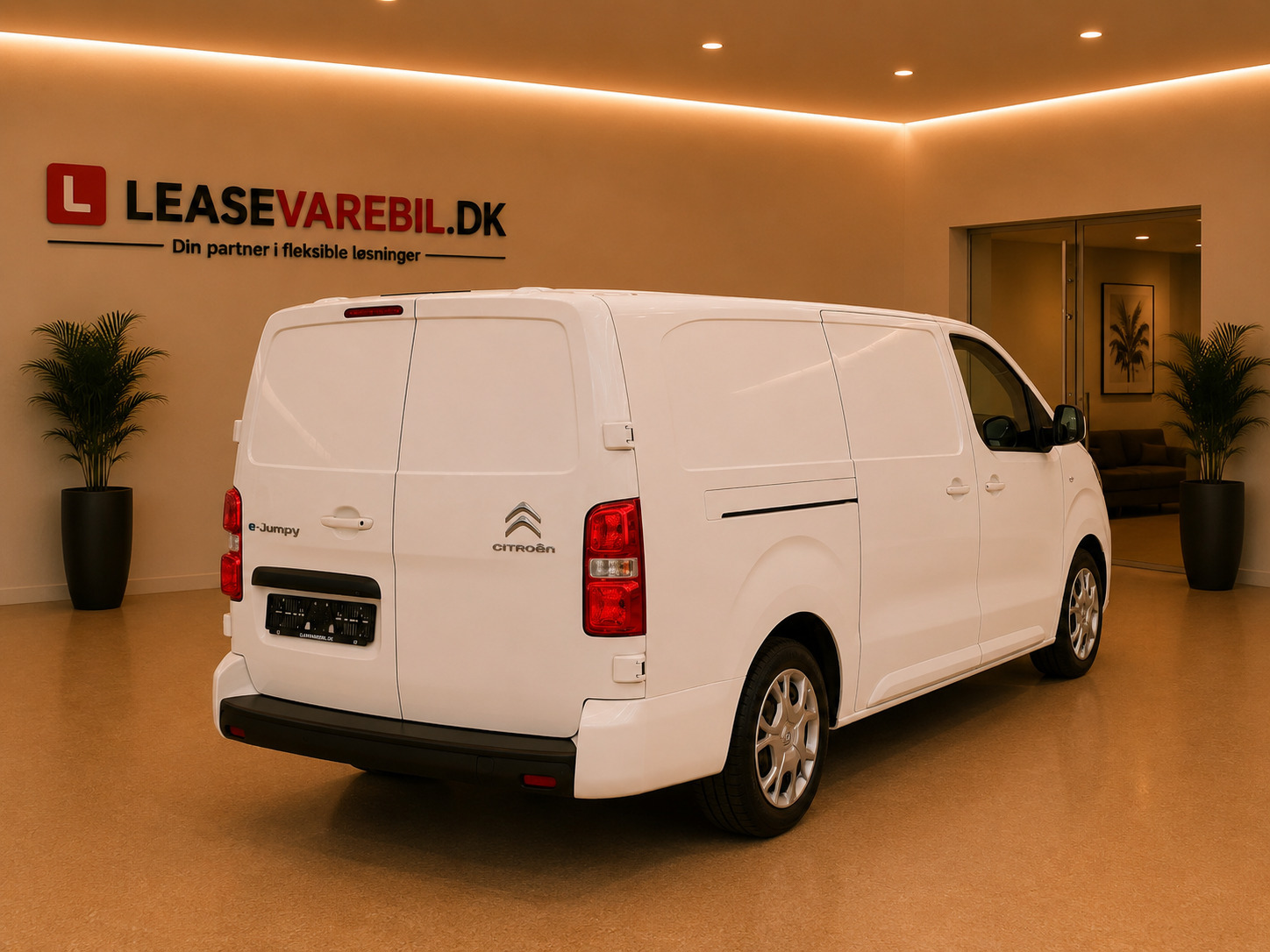 Hvid Citroën e-Jumpy fra 2023