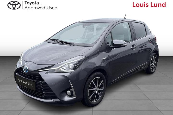 Grå Toyota Yaris fra 2018