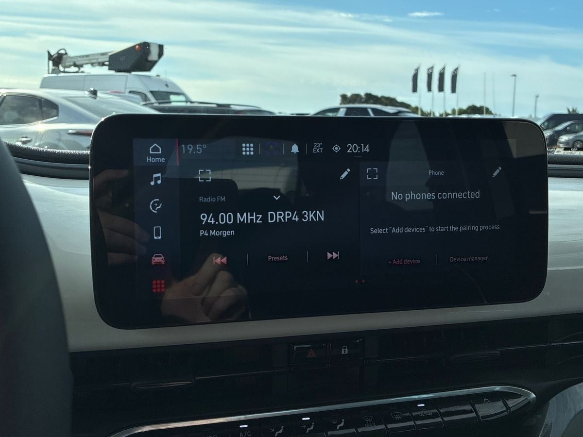 Hvid Fiat 500e fra 2023