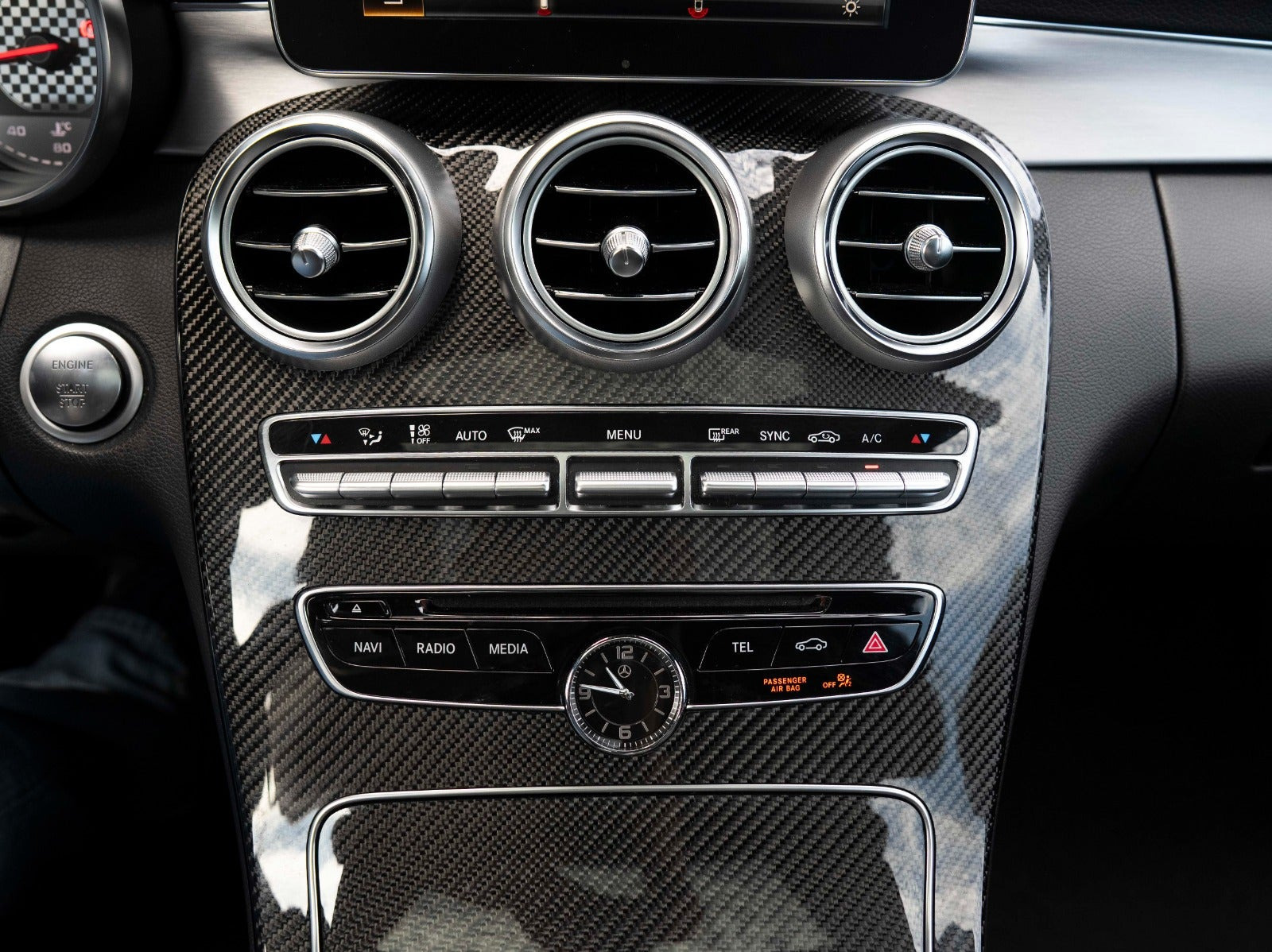 Sort Mercedes C43 fra 2018