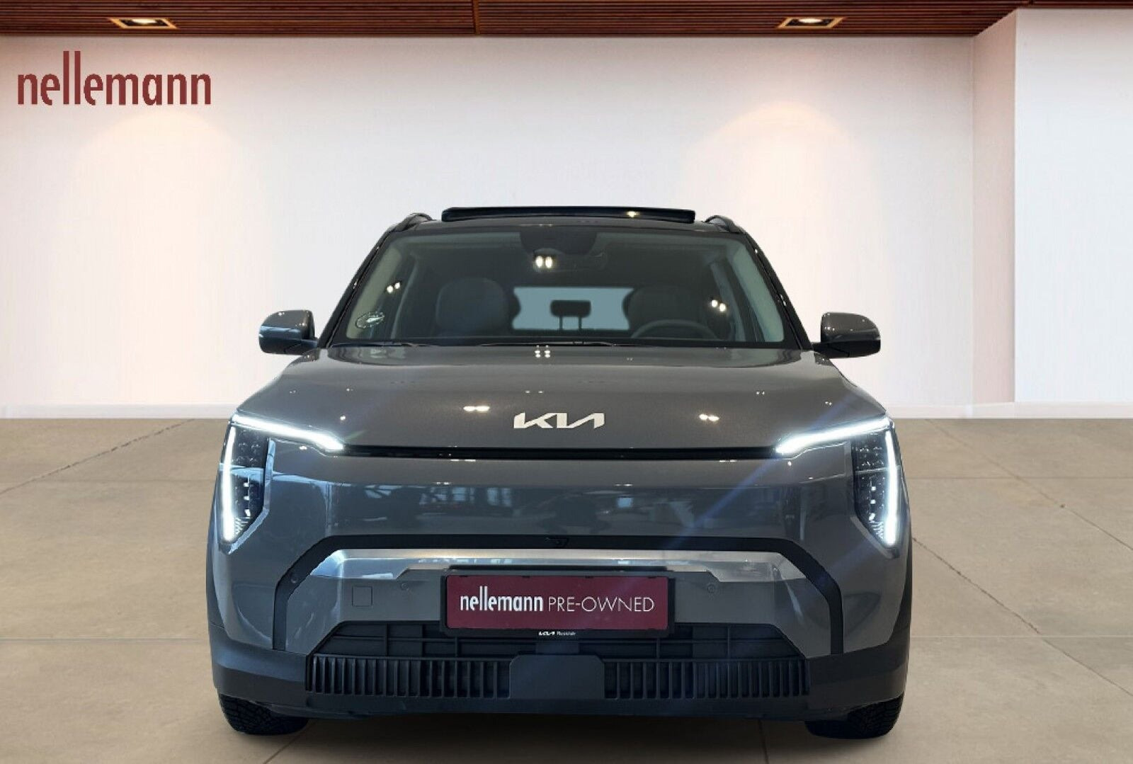 Grå Kia EV3 fra 2026