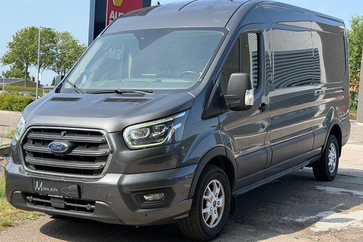 Grå Ford Transit 350 L3 Van fra 2020