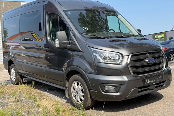 Grå Ford Transit 350 L3 Van fra 2020