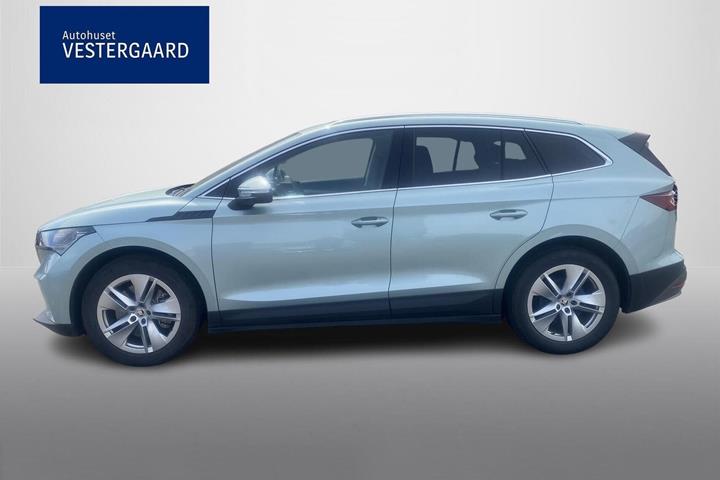 Grå Skoda Enyaq fra 2024