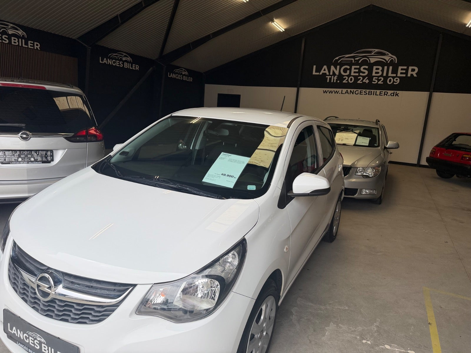 Hvid Opel Karl fra 2017