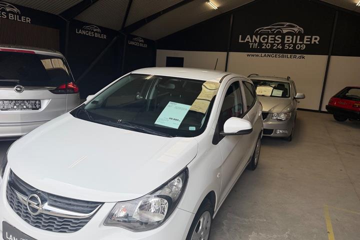 Hvid Opel Karl fra 2017