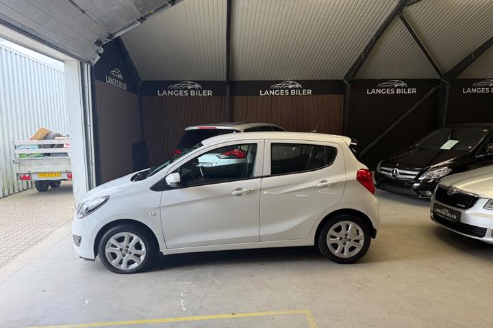 Hvid Opel Karl fra 2017
