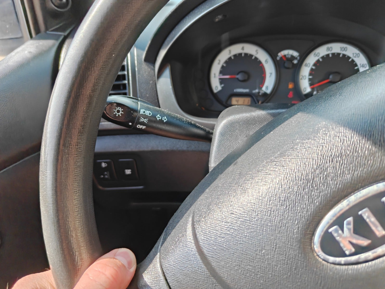 Gul Kia Picanto fra 2009