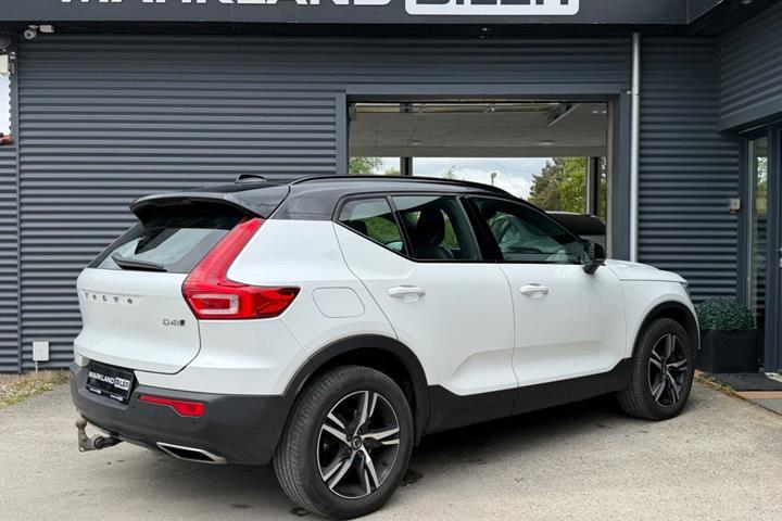Hvid Volvo XC40 fra 2019
