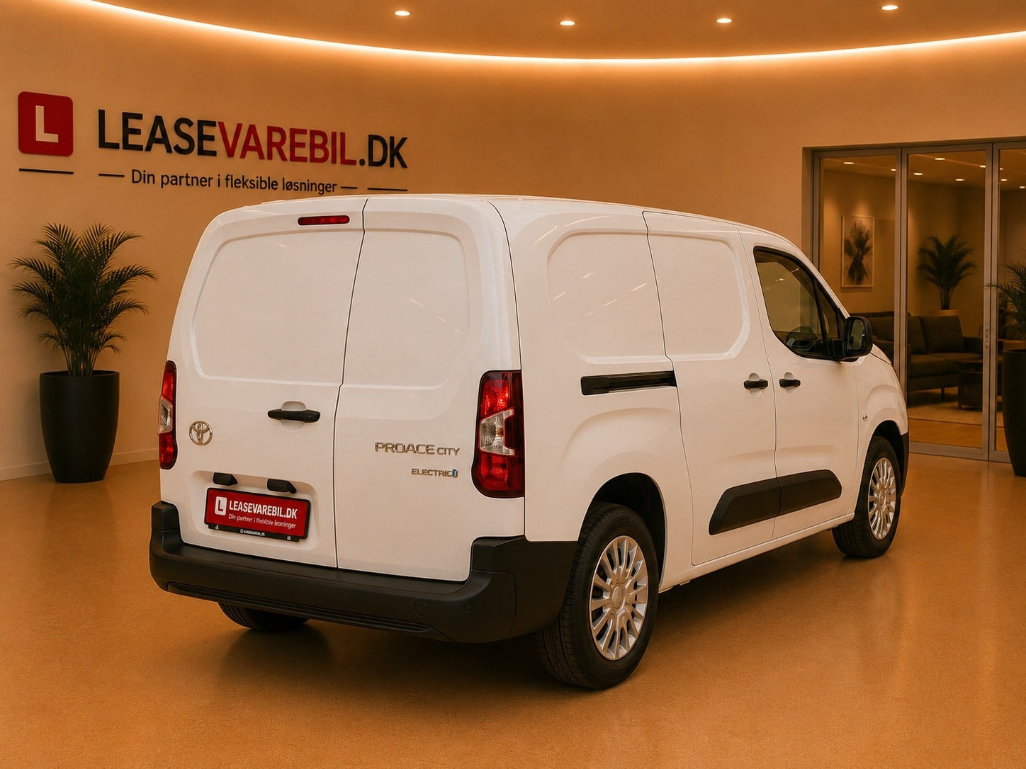 Hvid Toyota ProAce City fra 2025