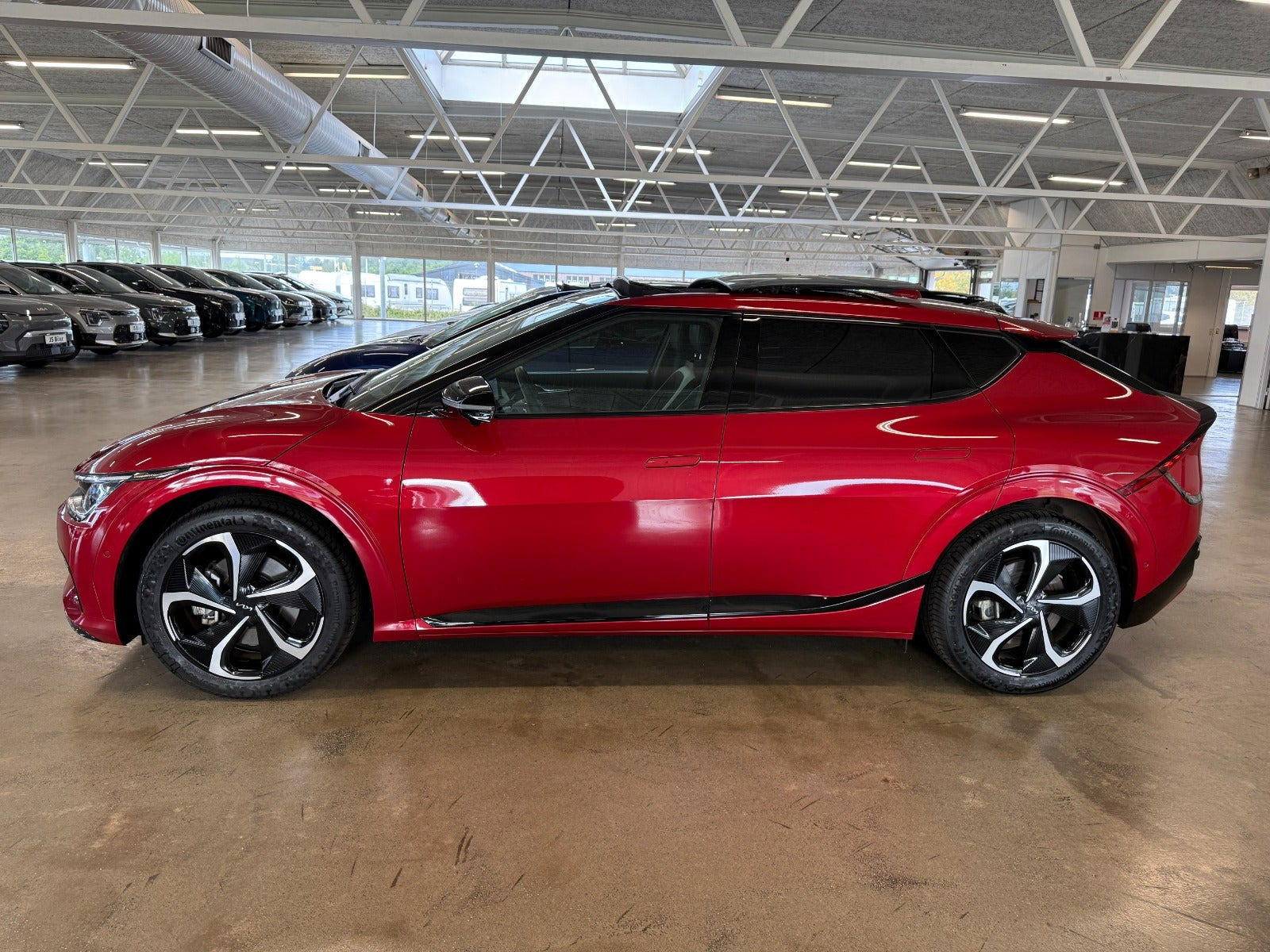 Rød Kia EV6 fra 2024