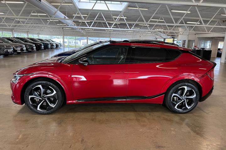 Rød Kia EV6 fra 2024