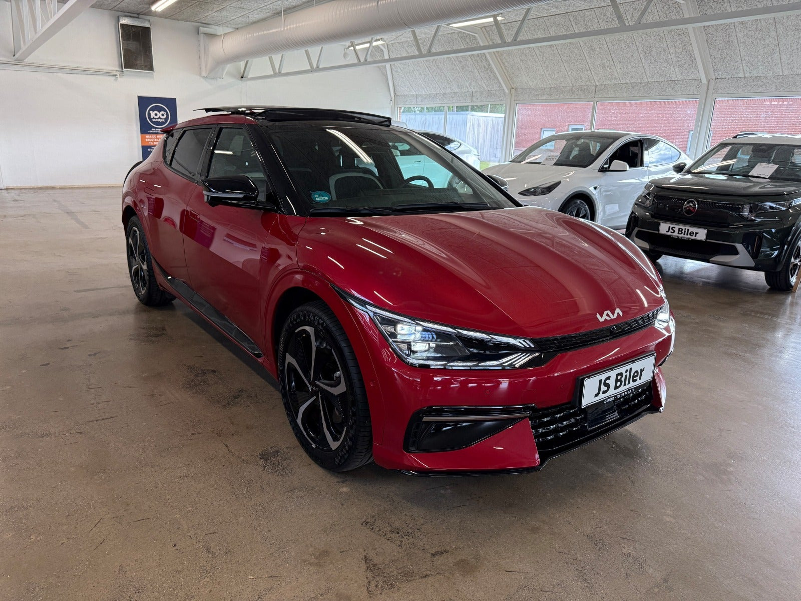 Rød Kia EV6 fra 2024