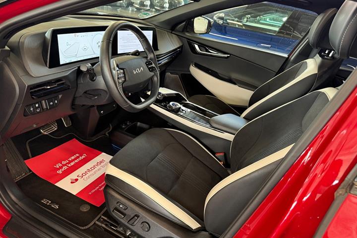 Rød Kia EV6 fra 2024