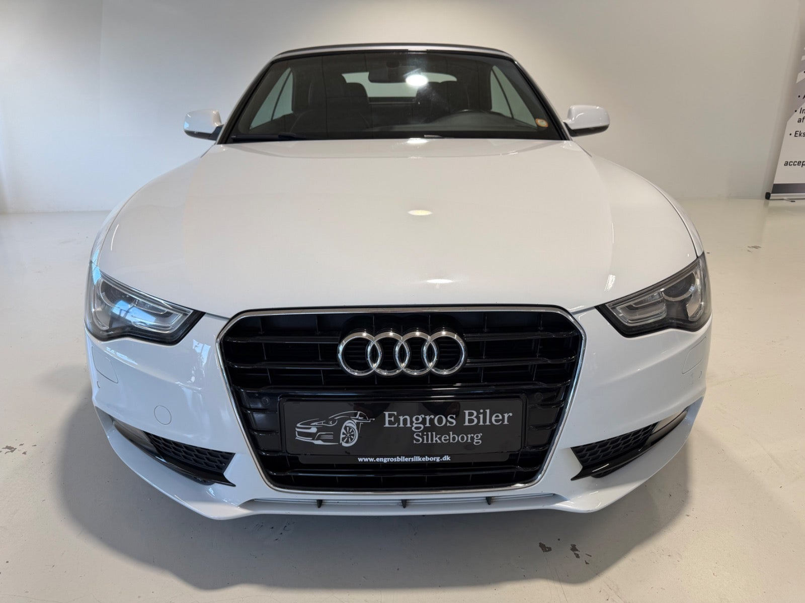 Hvid Audi A5 fra 2012
