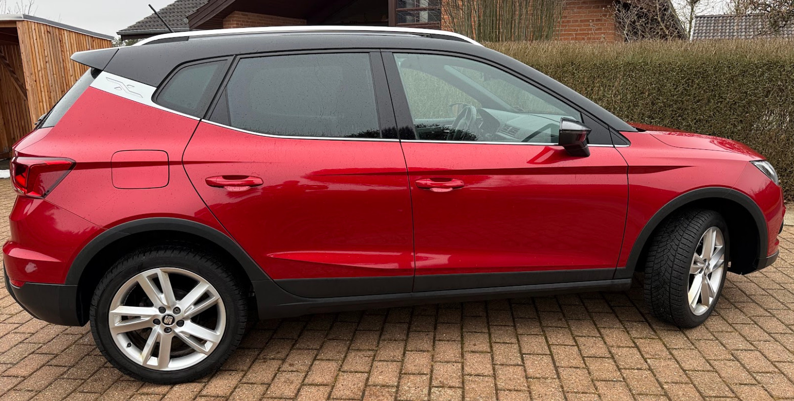 Rød Seat Arona fra 2019
