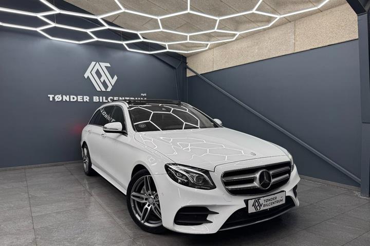 Hvid Mercedes E220 d fra 2016