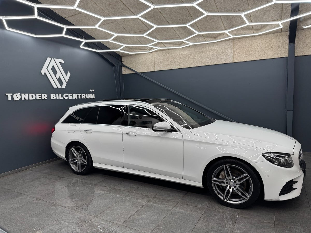 Hvid Mercedes E220 d fra 2016