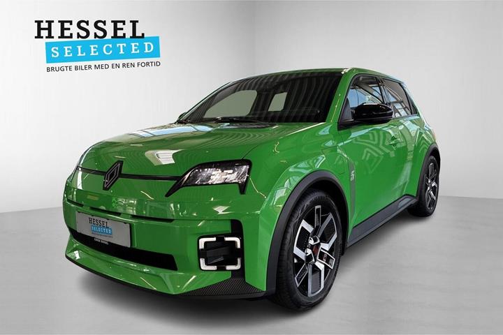 Grøn Renault 5 E-Tech fra 2025