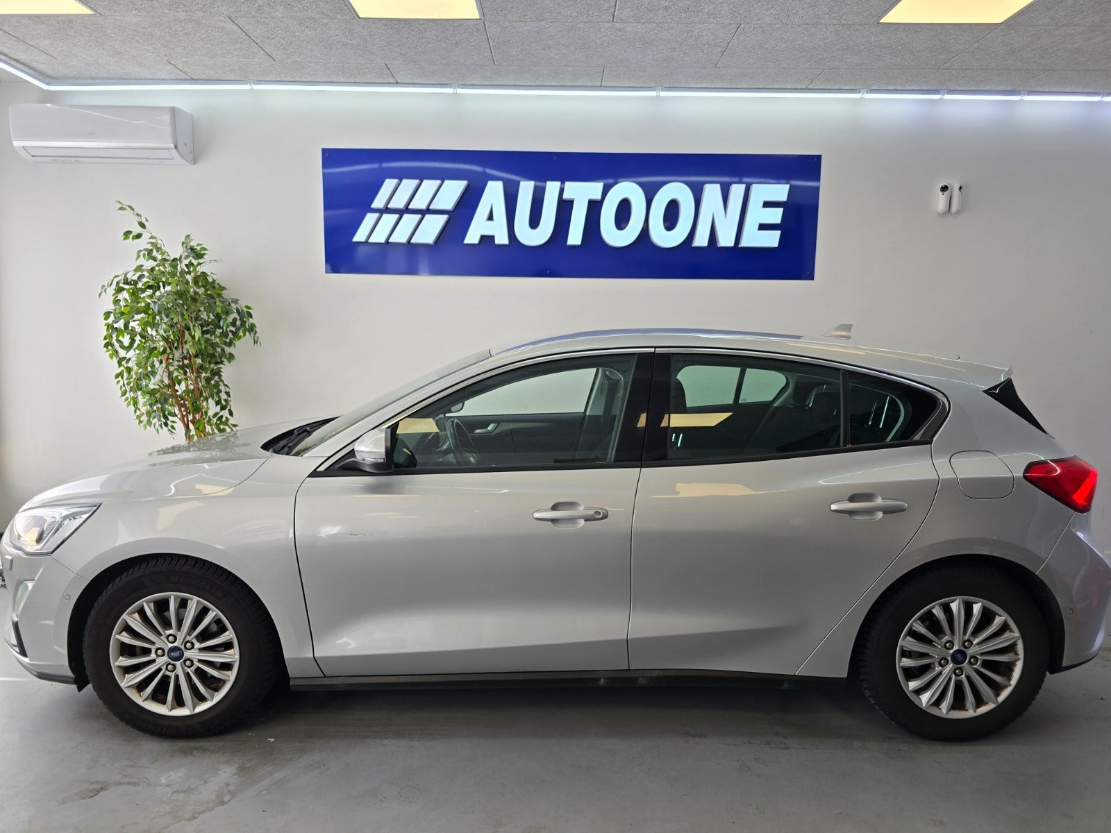 Sølv Ford Focus fra 2018