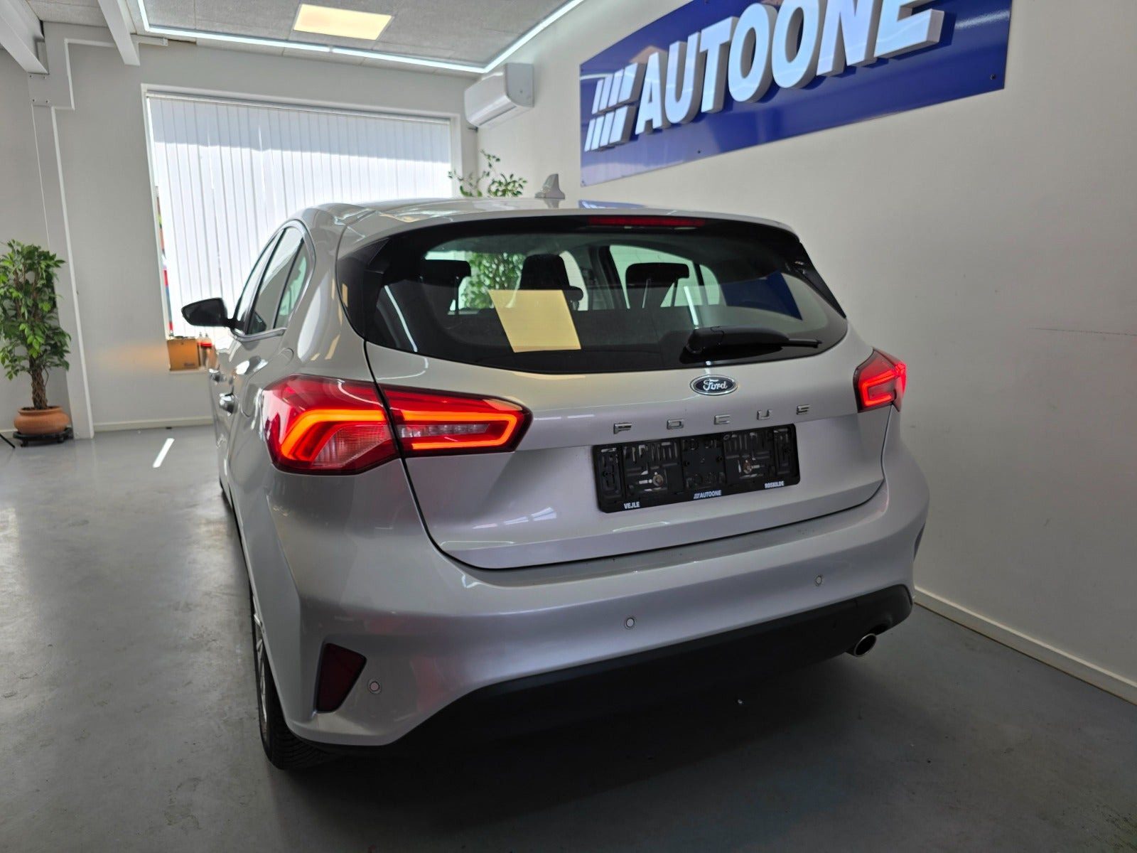Sølv Ford Focus fra 2018
