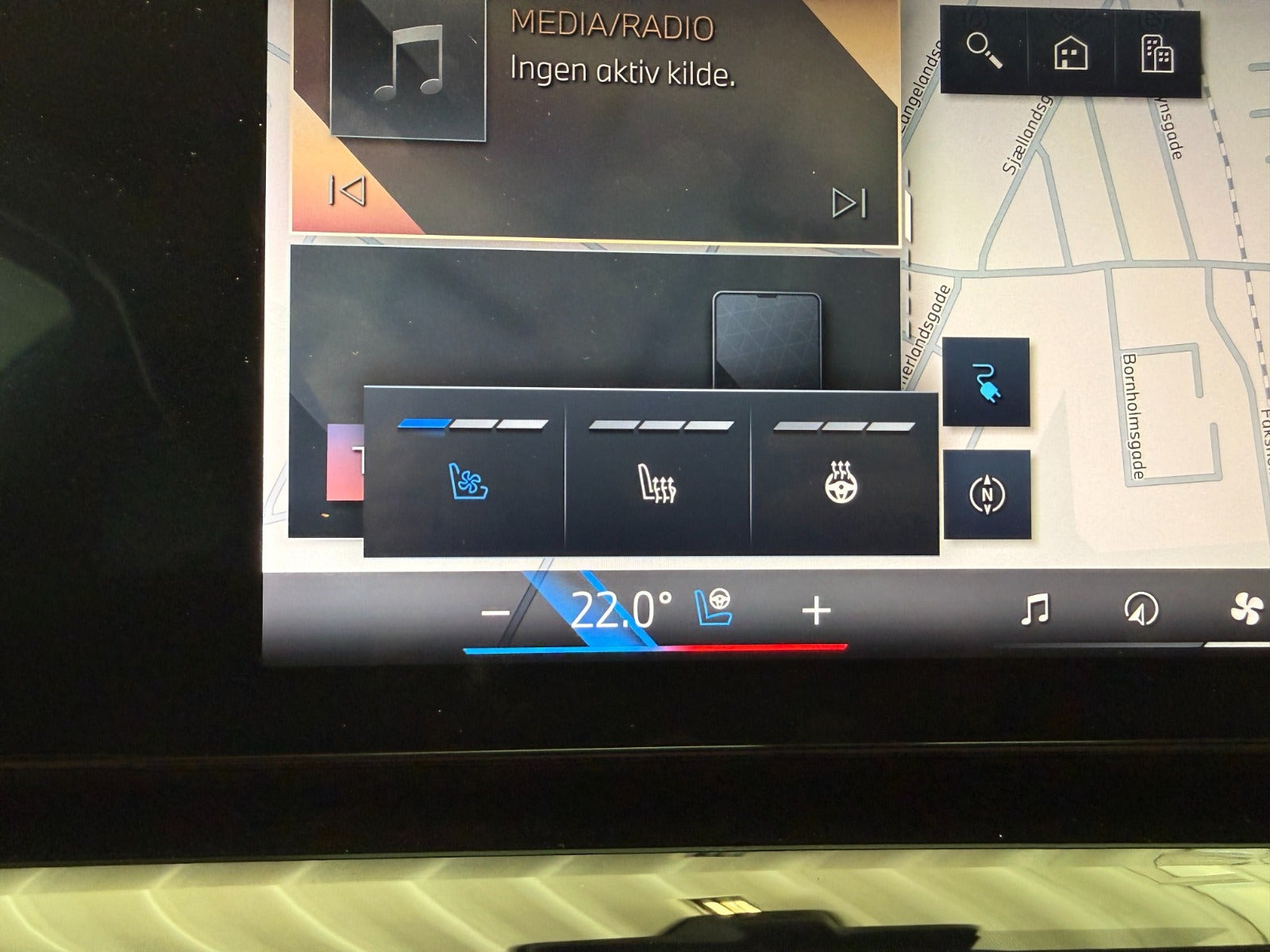 Grå BMW i5 fra 2024