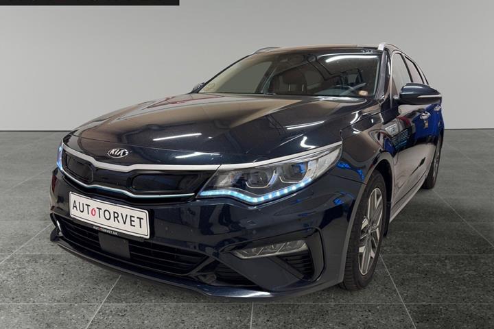 Blå Kia Optima fra 2020