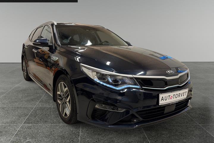 Blå Kia Optima fra 2020