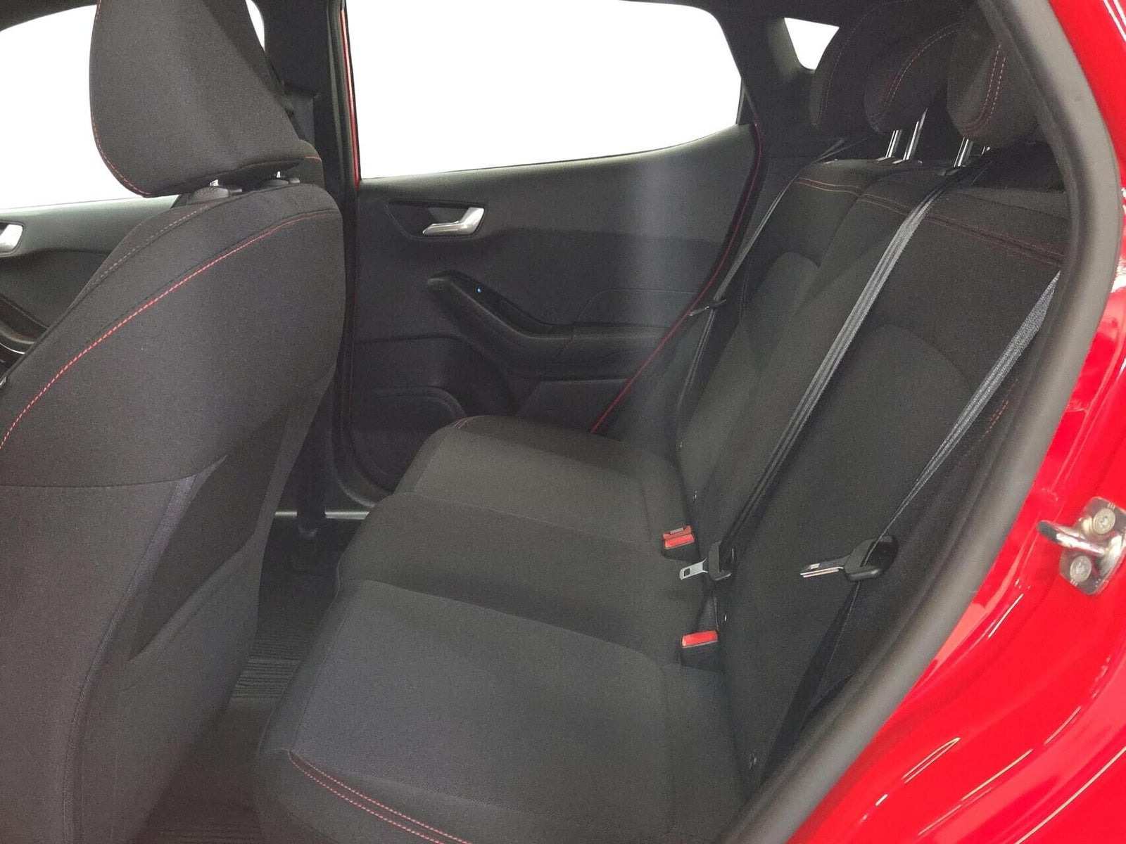 Rød Ford Fiesta fra 2022