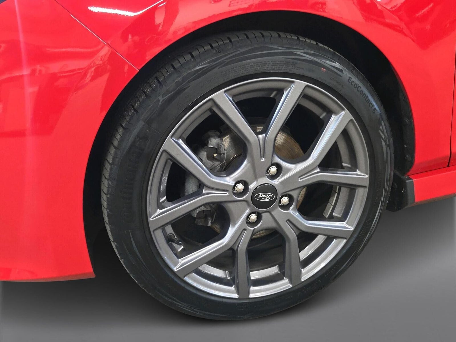 Rød Ford Fiesta fra 2022