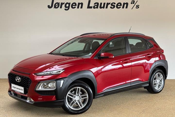 Rød Hyundai Kona fra 2020
