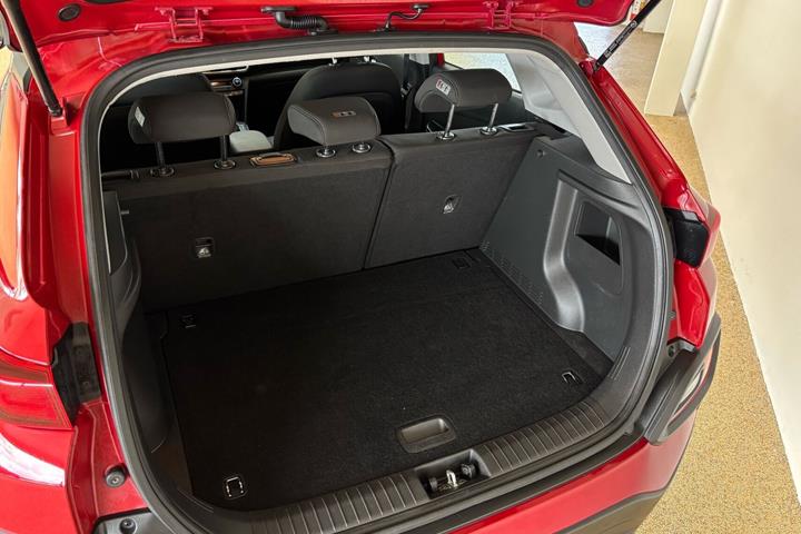 Rød Hyundai Kona fra 2020