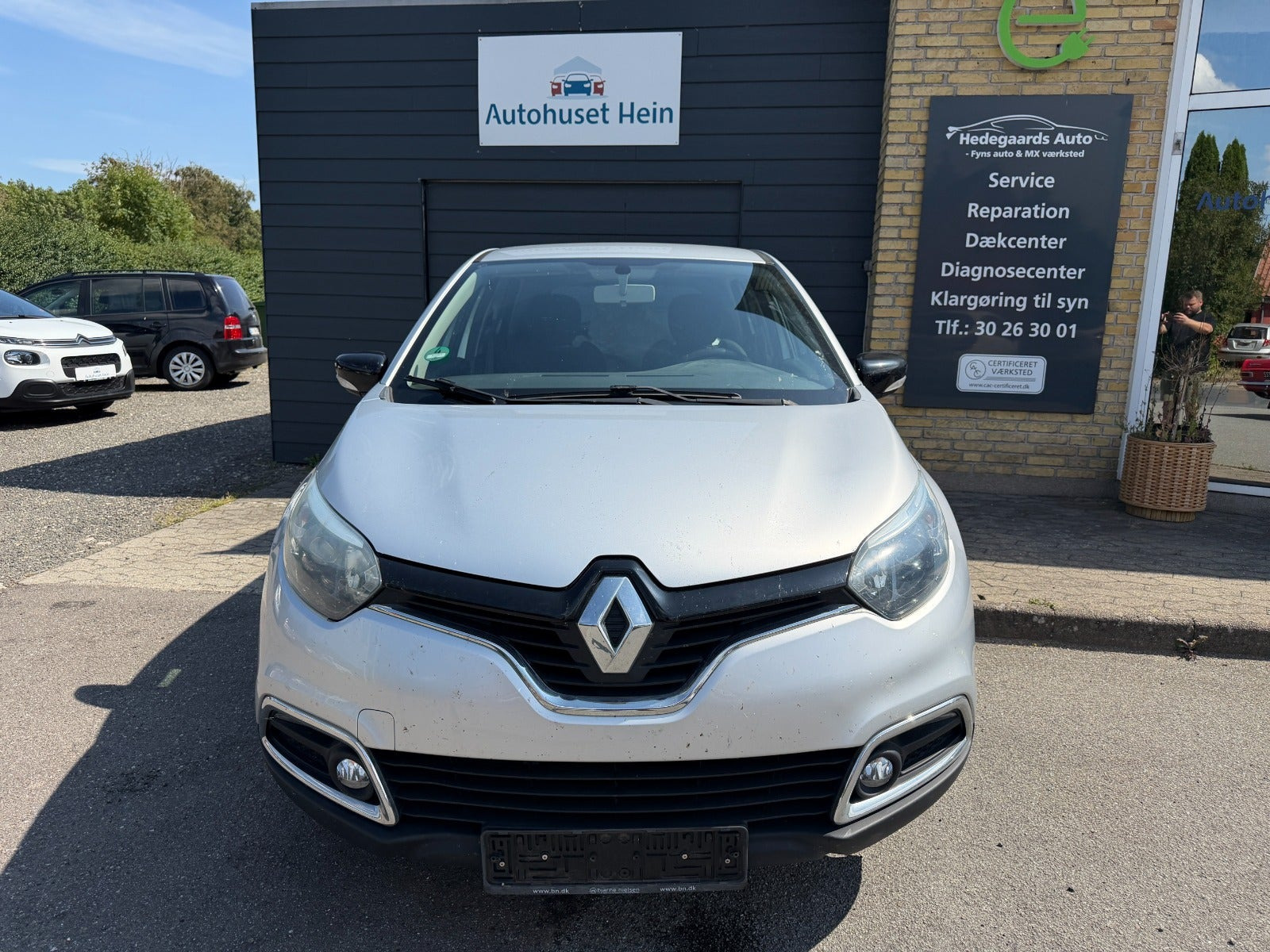 Sølv Renault Captur fra 2015