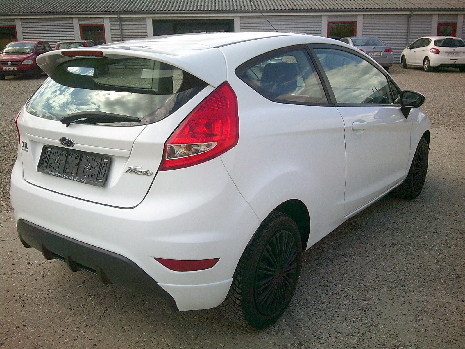 Gul Ford Fiesta fra 2009