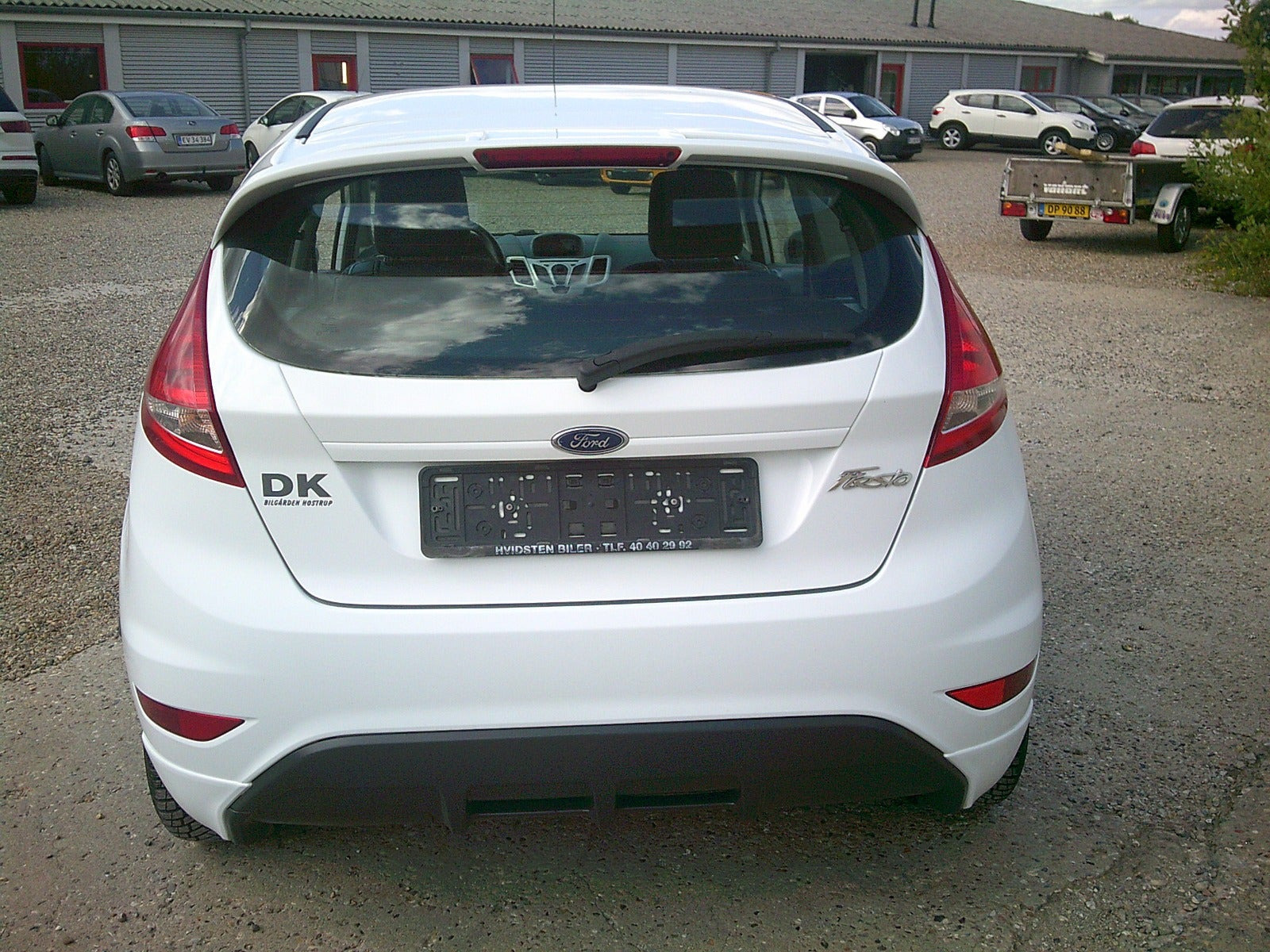Gul Ford Fiesta fra 2009