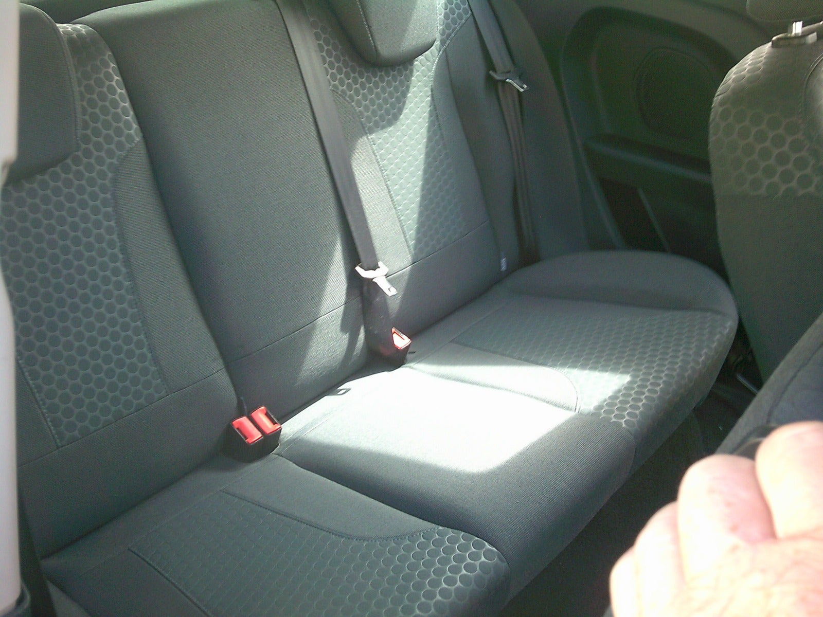 Gul Ford Fiesta fra 2009