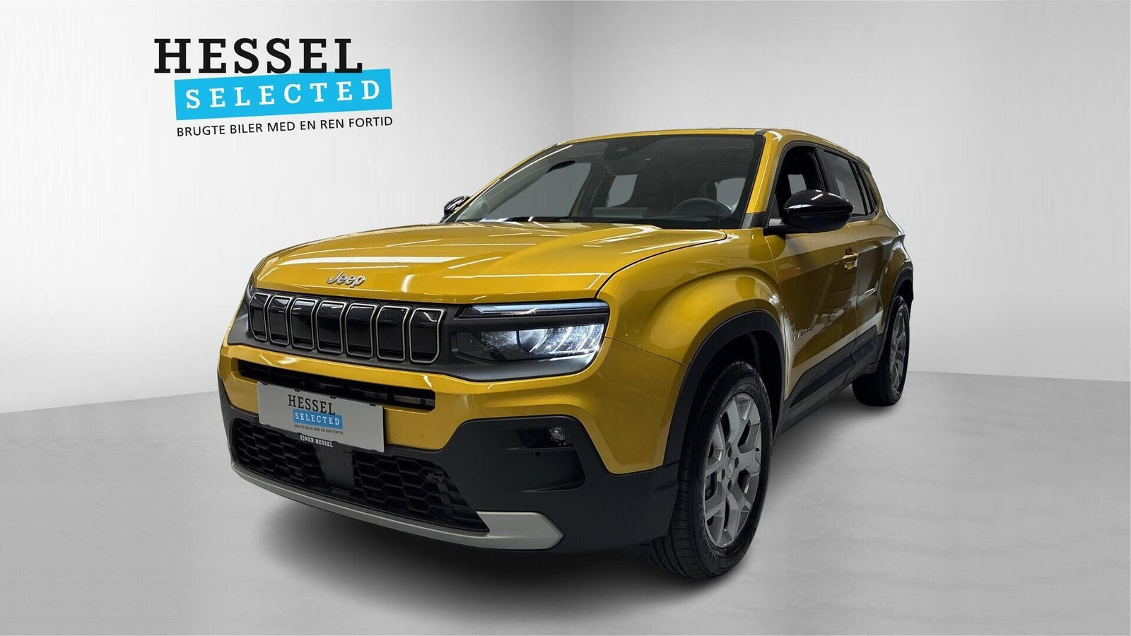 Gul Jeep Avenger fra 2025