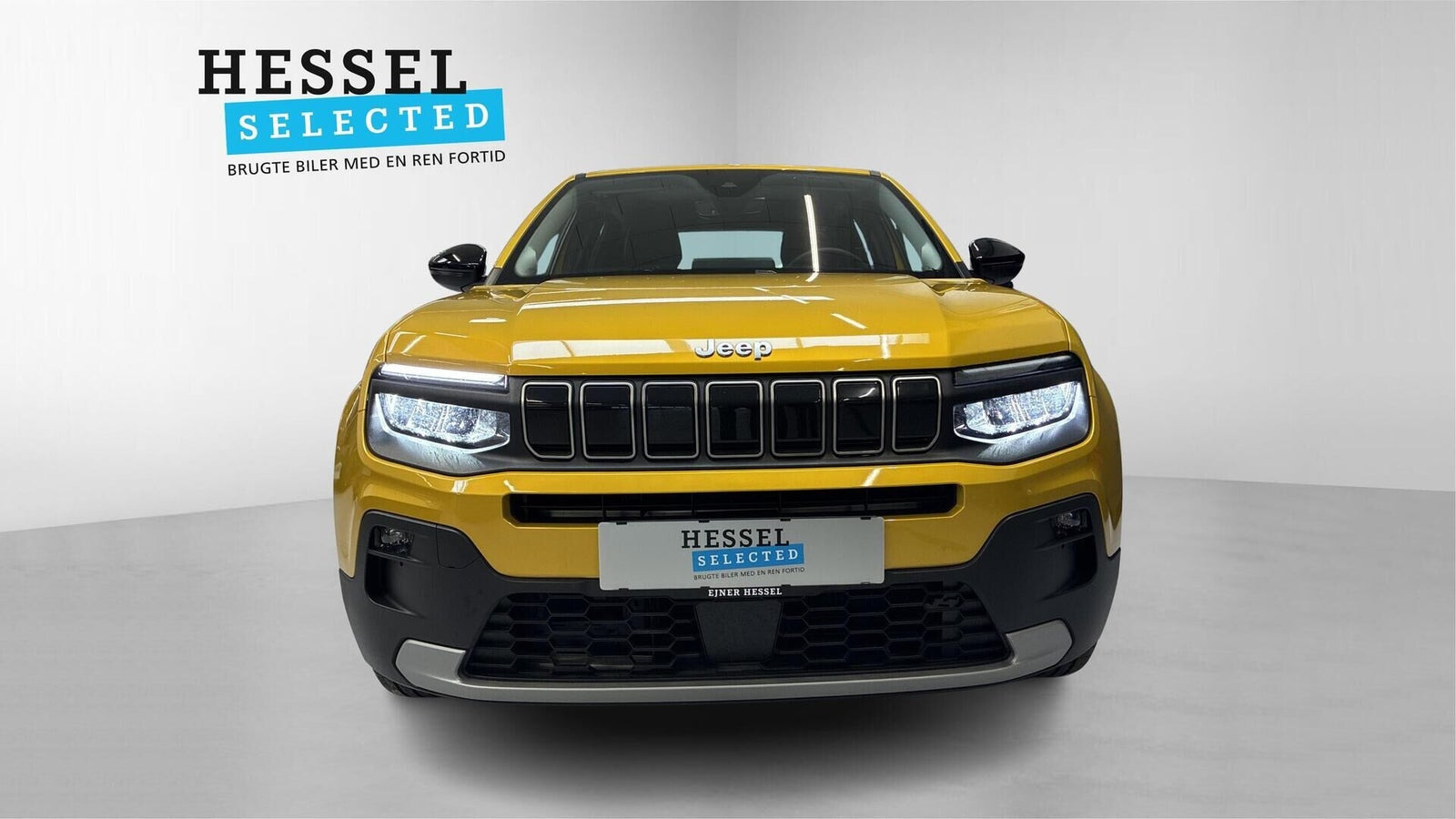 Gul Jeep Avenger fra 2025