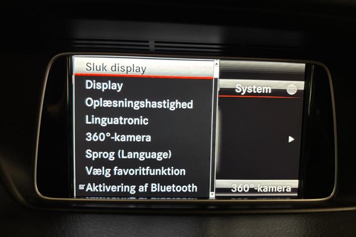 Sort Mercedes E220 fra 2015