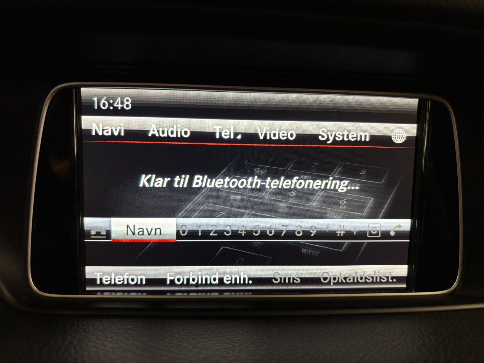 Sort Mercedes E220 fra 2015