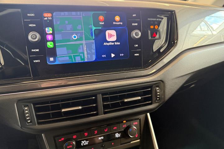Sort VW Polo fra 2019