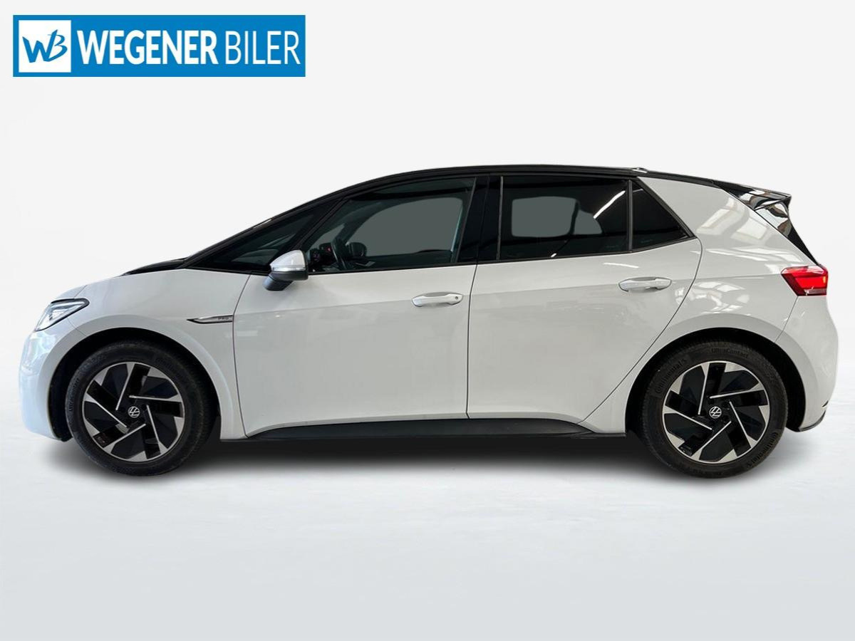 Hvid VW ID.3 fra 2020