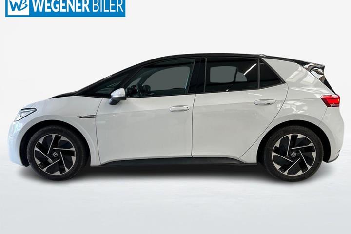 Hvid VW ID.3 fra 2020