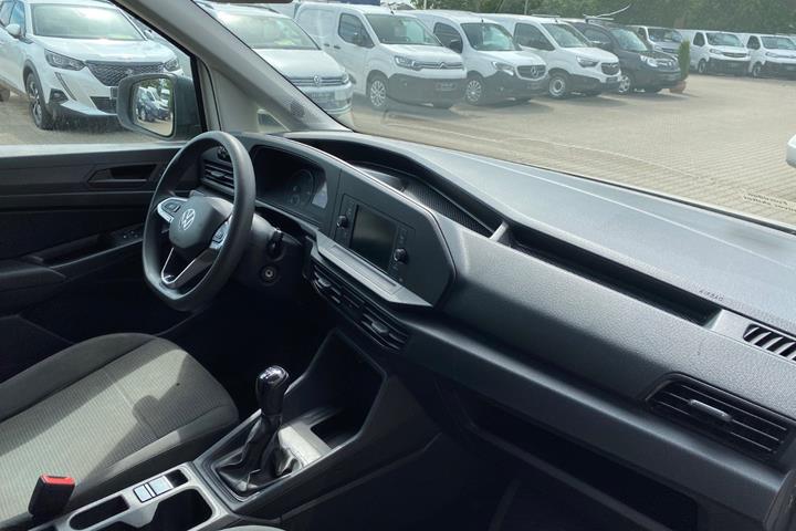 Hvid VW Caddy fra 2021