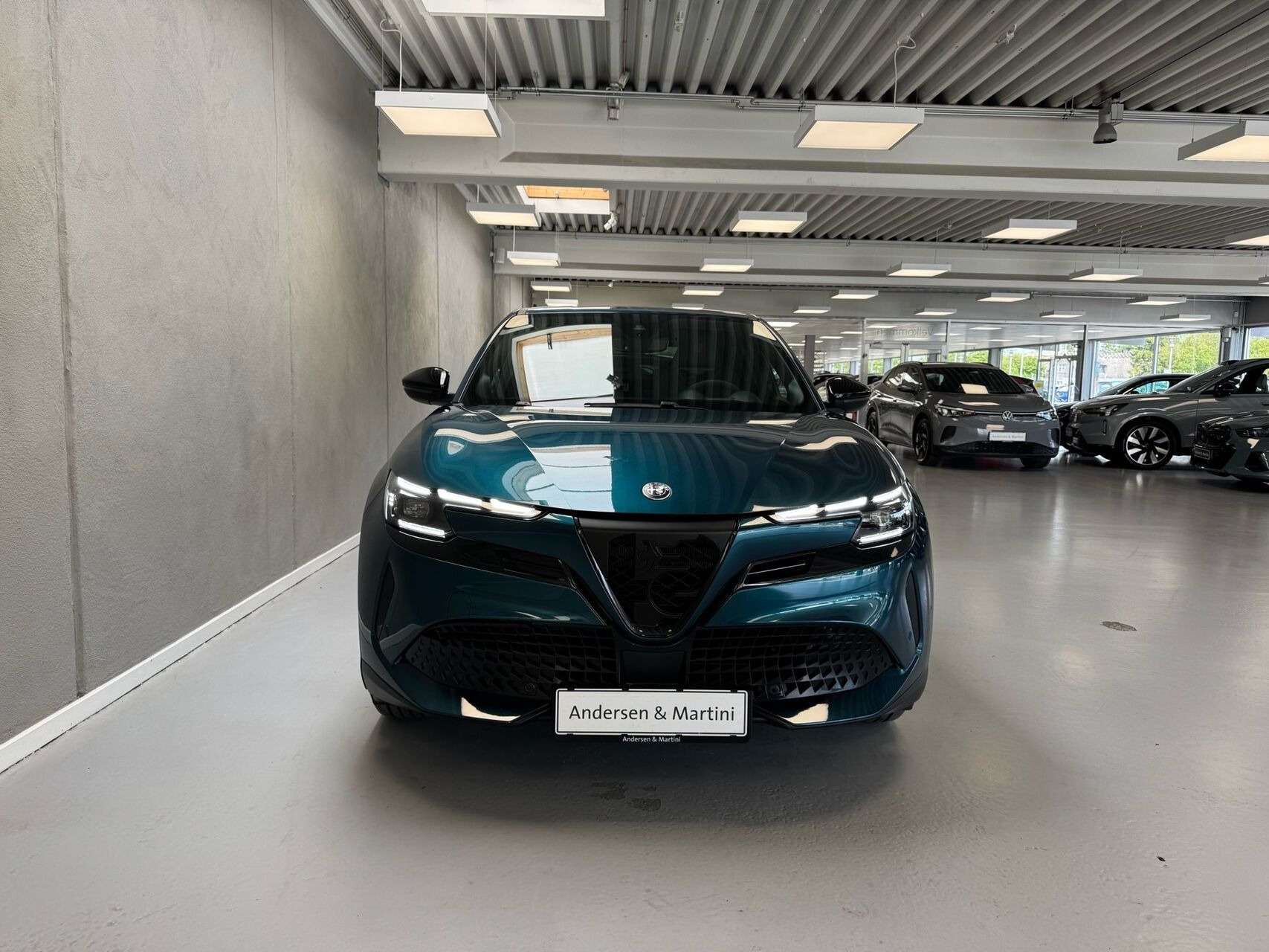 Blå Alfa Romeo Junior fra 2024