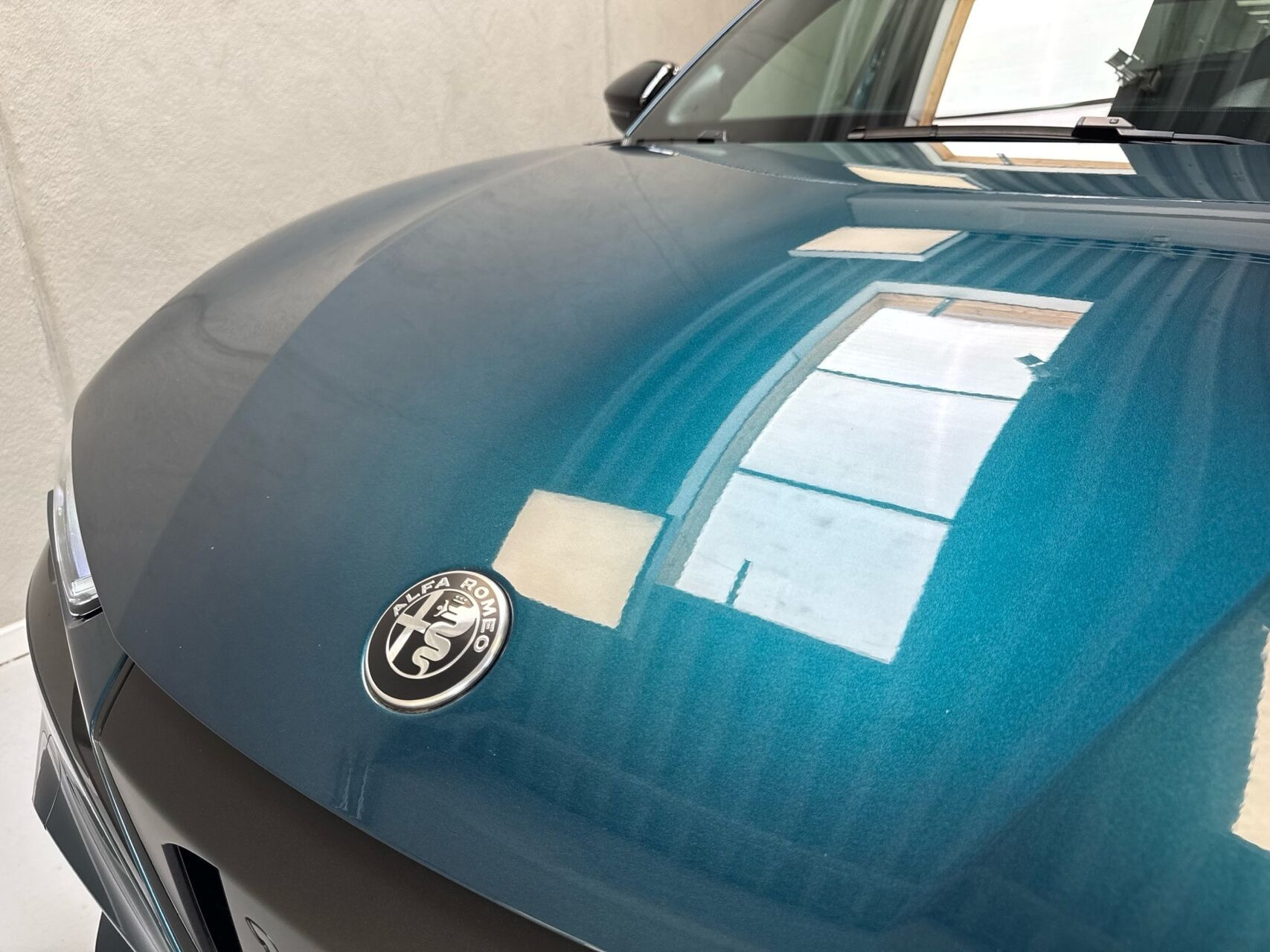 Blå Alfa Romeo Junior fra 2024