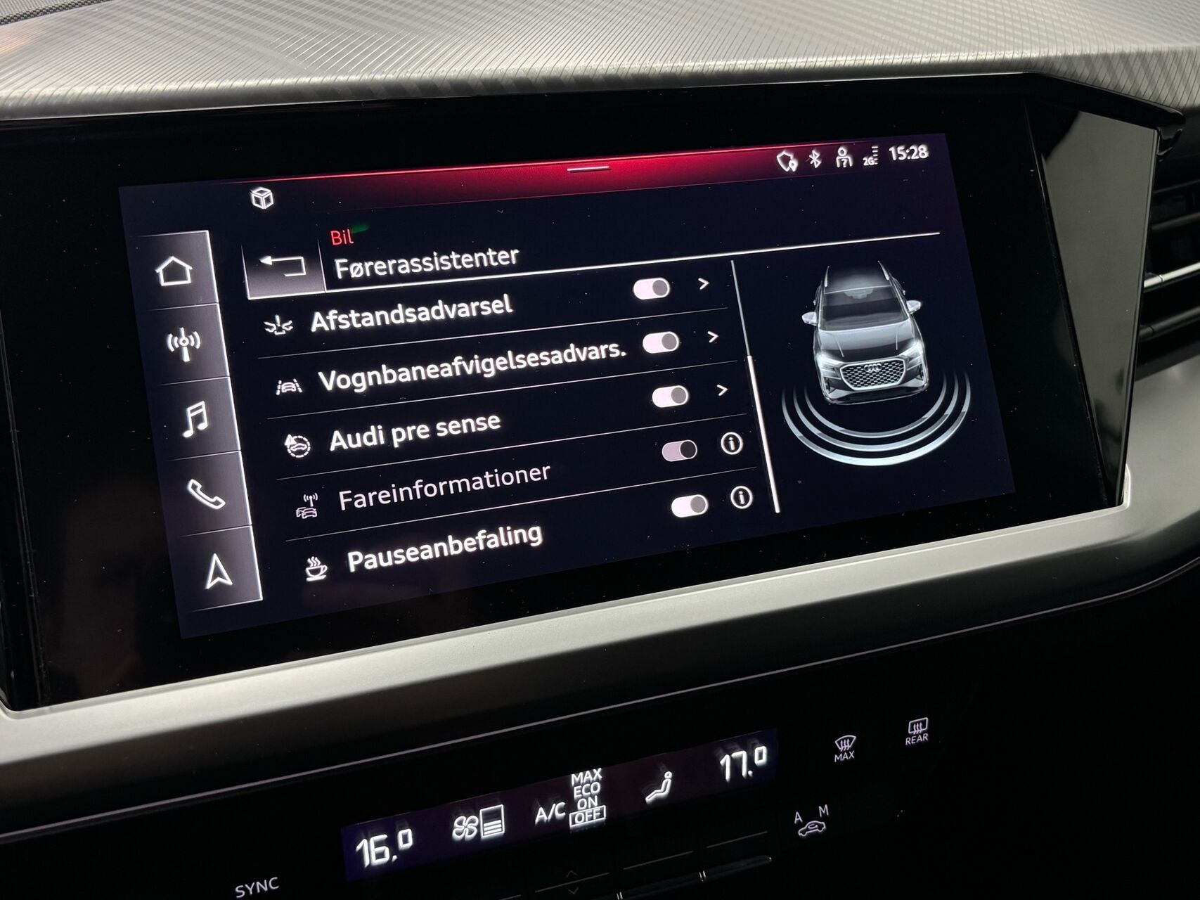 Sort Audi Q4 fra 2023