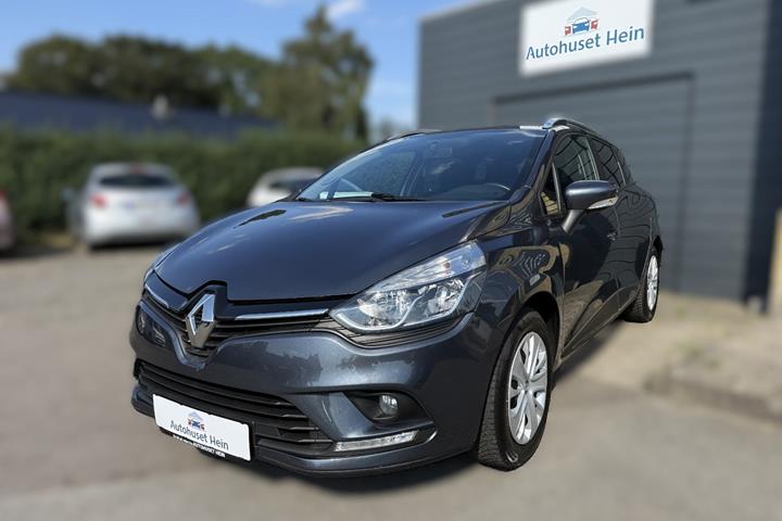 Grå Renault Clio IV fra 2019